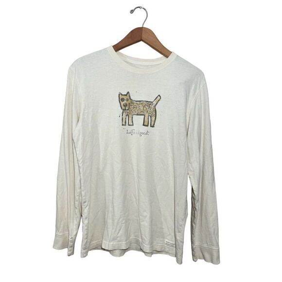 Life Is Good Women's T-Shirt Rocket Be The Person Your Dog Thinks You‎ Are Small - Picture 1 of 9